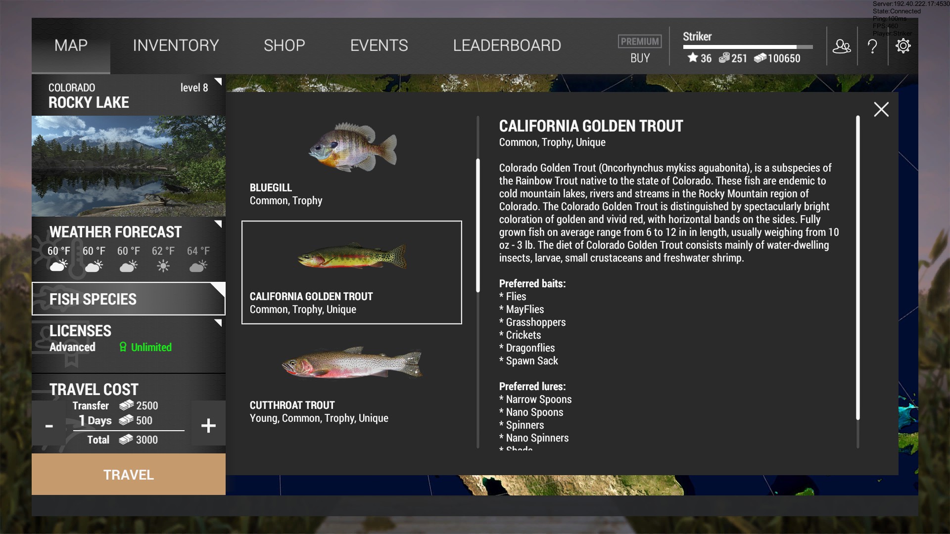 Colorado Golden Trout :: Fishing Planet General Discussions