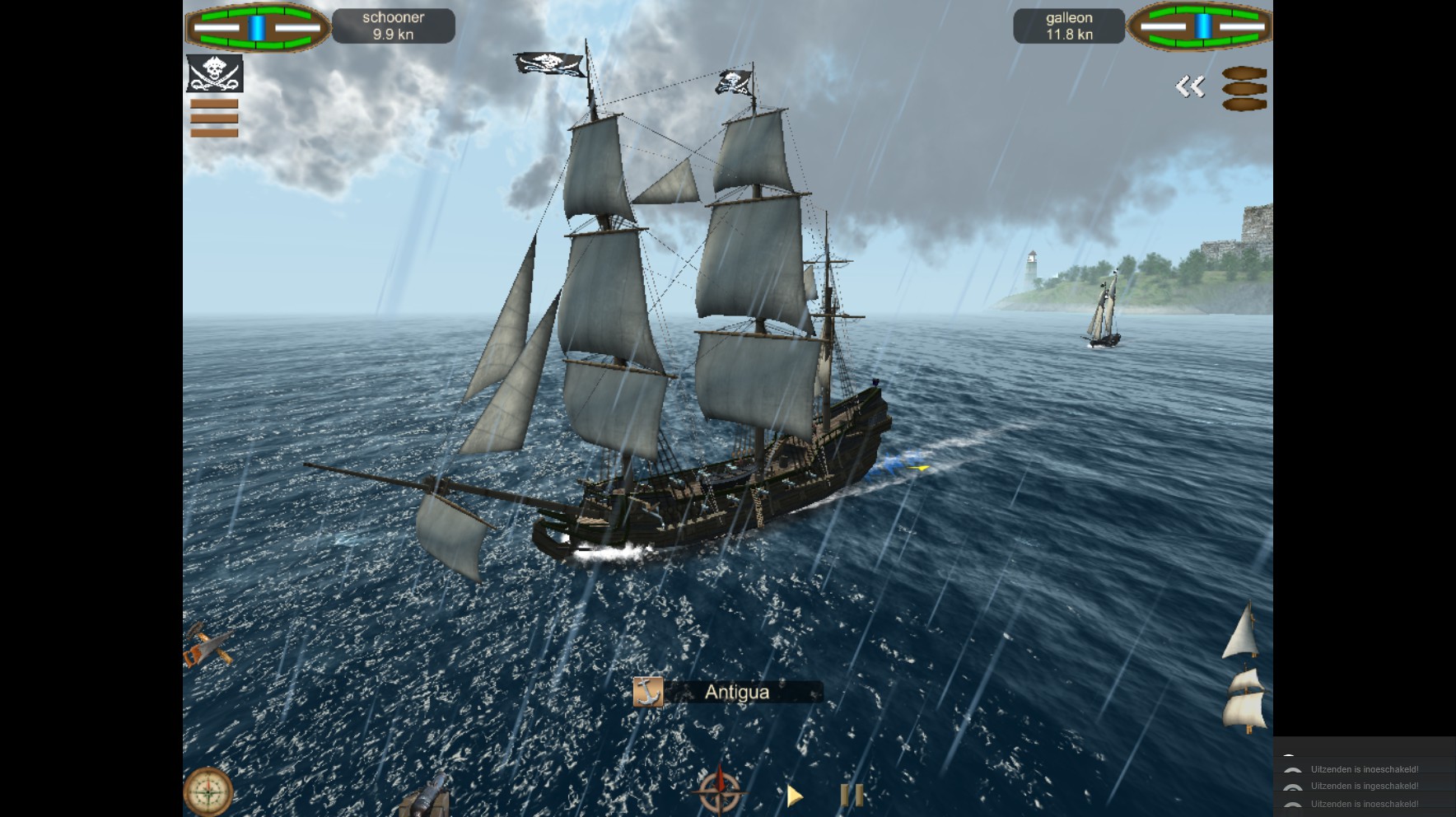 the pirate caribbean hunt full ship customization