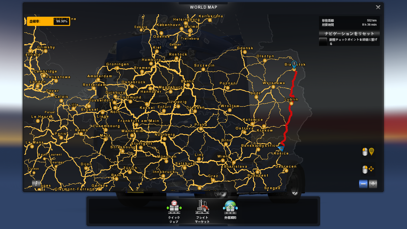 euro truck simulator 2 online multiplayer map