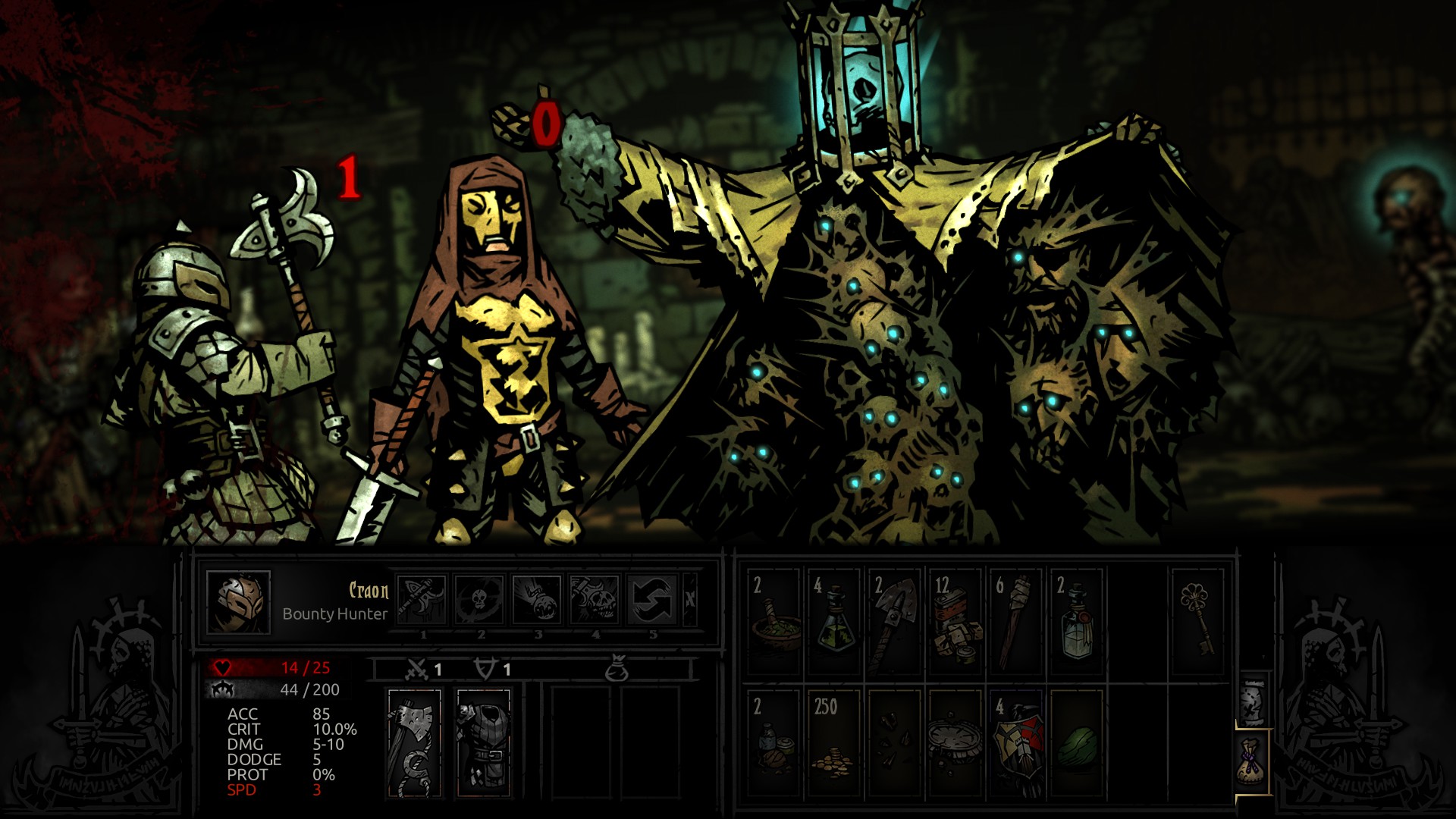 what should provision medium ruins darkest dungeon