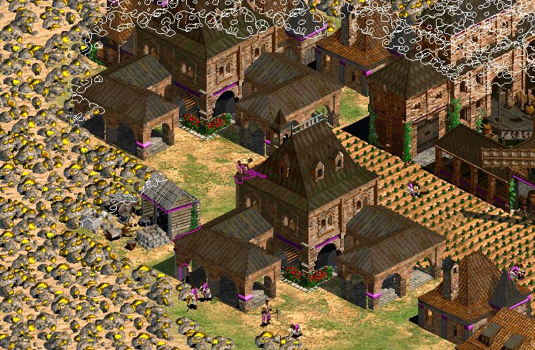 age of empires 4 rotate buildings