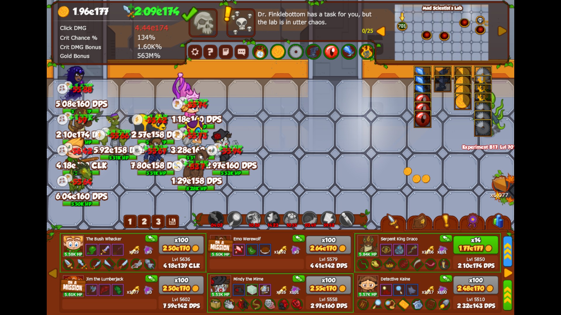 crusaders of the lost idols best dps formation
