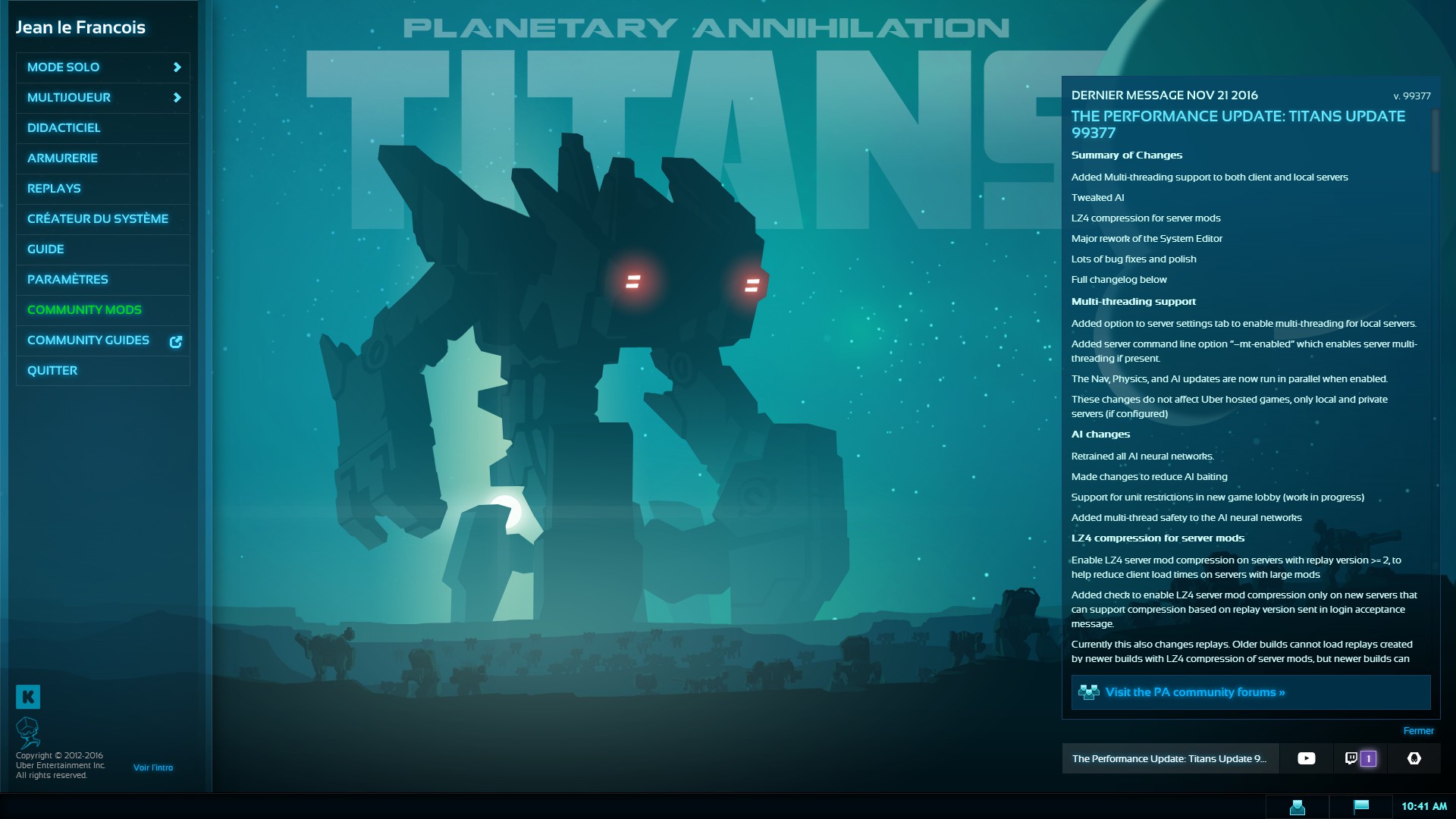 planetary annihilation titan commander units