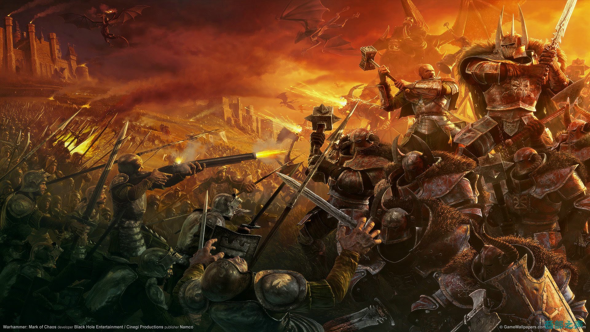The Warhammer RPG grew out of a miniatures wargaming system, and battles between armies remain a major part of the roleplaying version of the game.