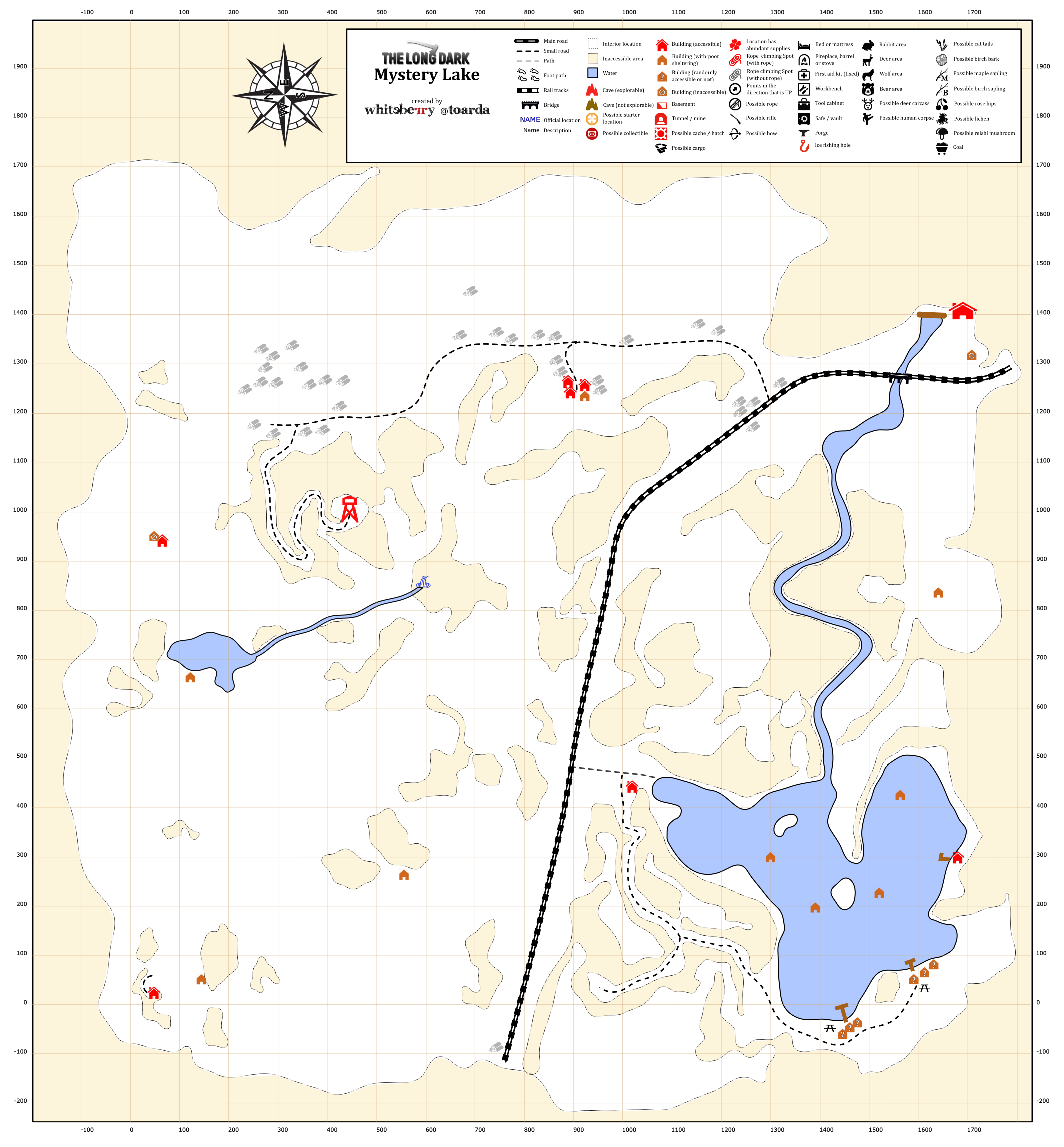 Steam Community Guide Detailed Region Maps The Long Dark