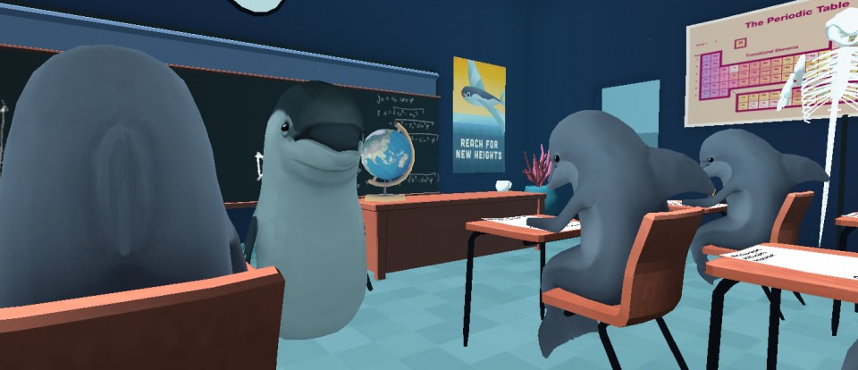 class room aquatic free play