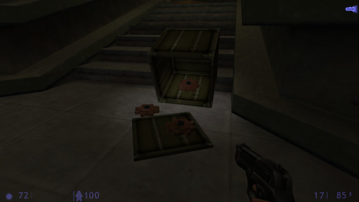 half life blue shift screen moving by itself