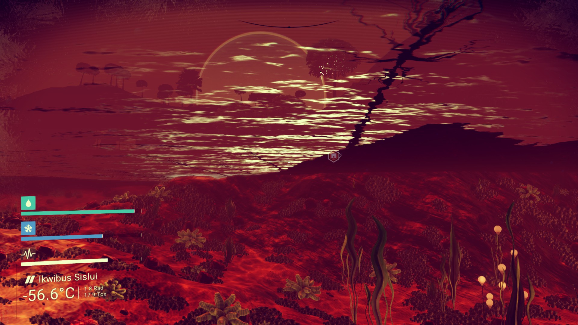 Probably the most interesting planet I've discovered if only for the fact that it has water at sub-zero temperatures.