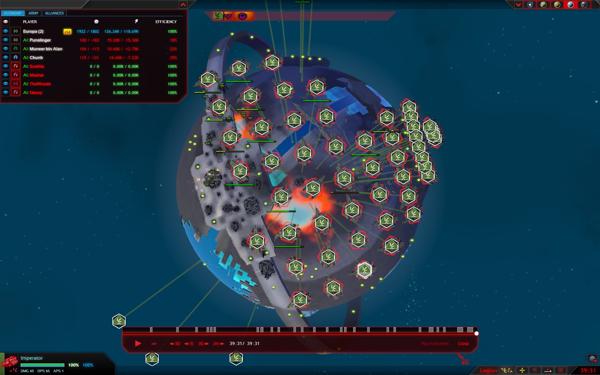 world simulation went away planetary annihilation titan