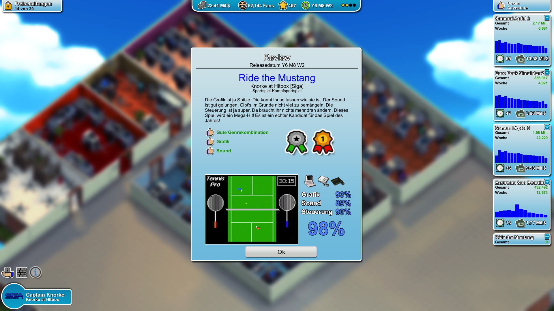 Possible 100%? :: Mad Games Tycoon General Discussions