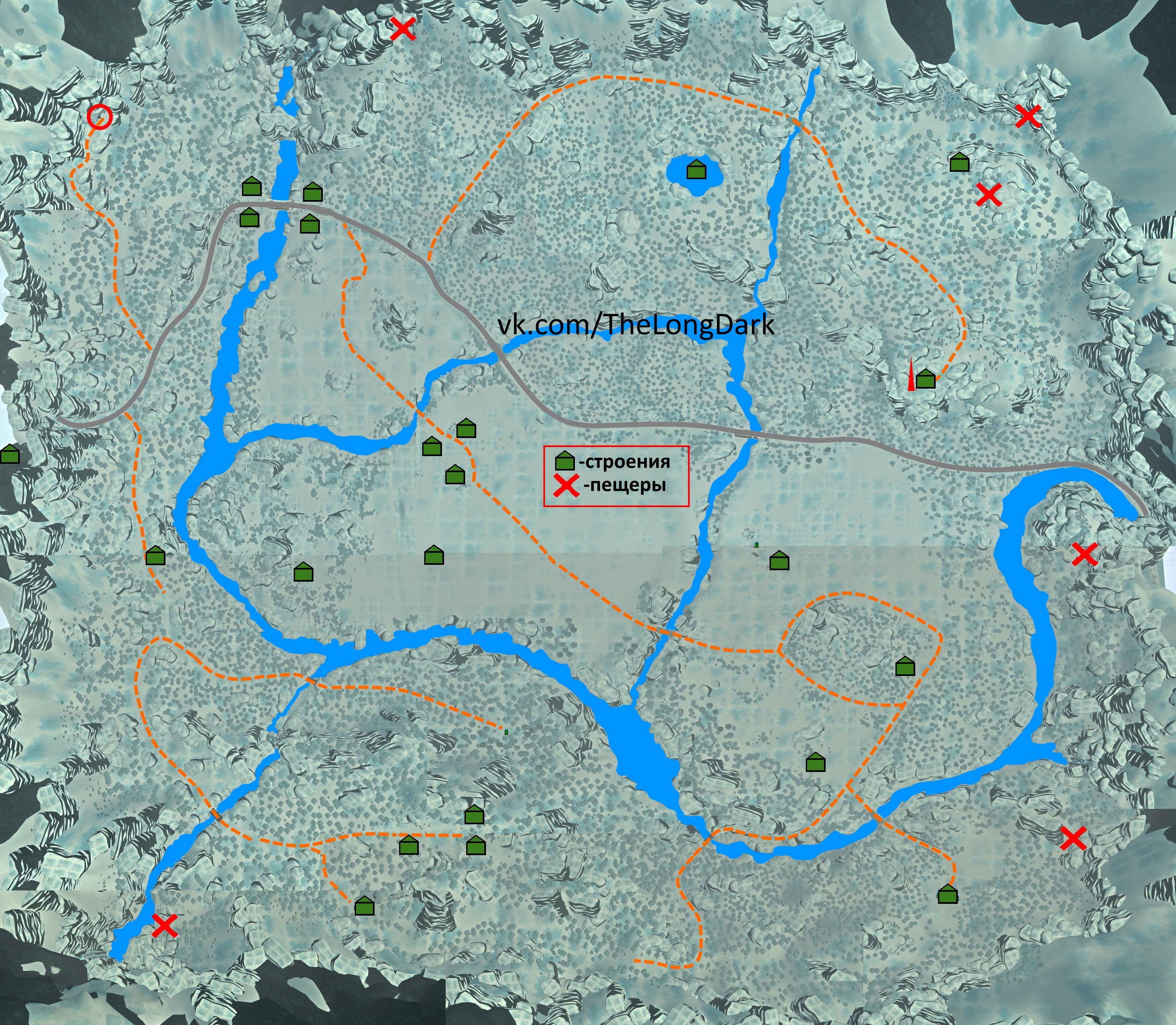 Steam Community The Long Dark Map Pleasant Valley / Карта Отрадная