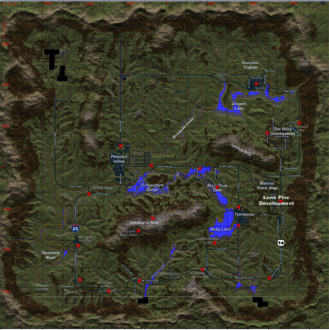 H1z1 Simple Battle Royale car spawn map : r/h1z1