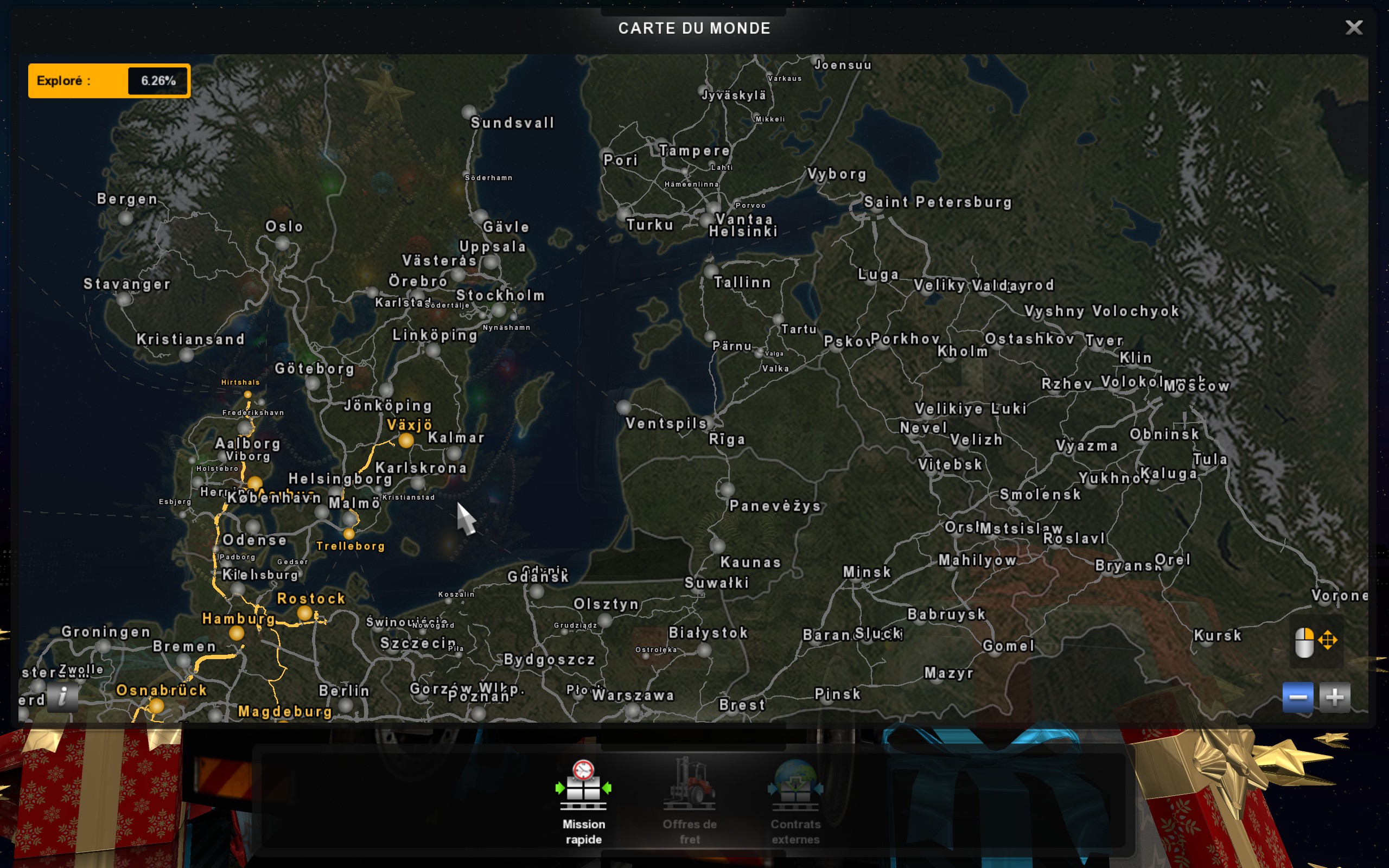 Debloquer Toute La Carte Euro Truck Simulator 2