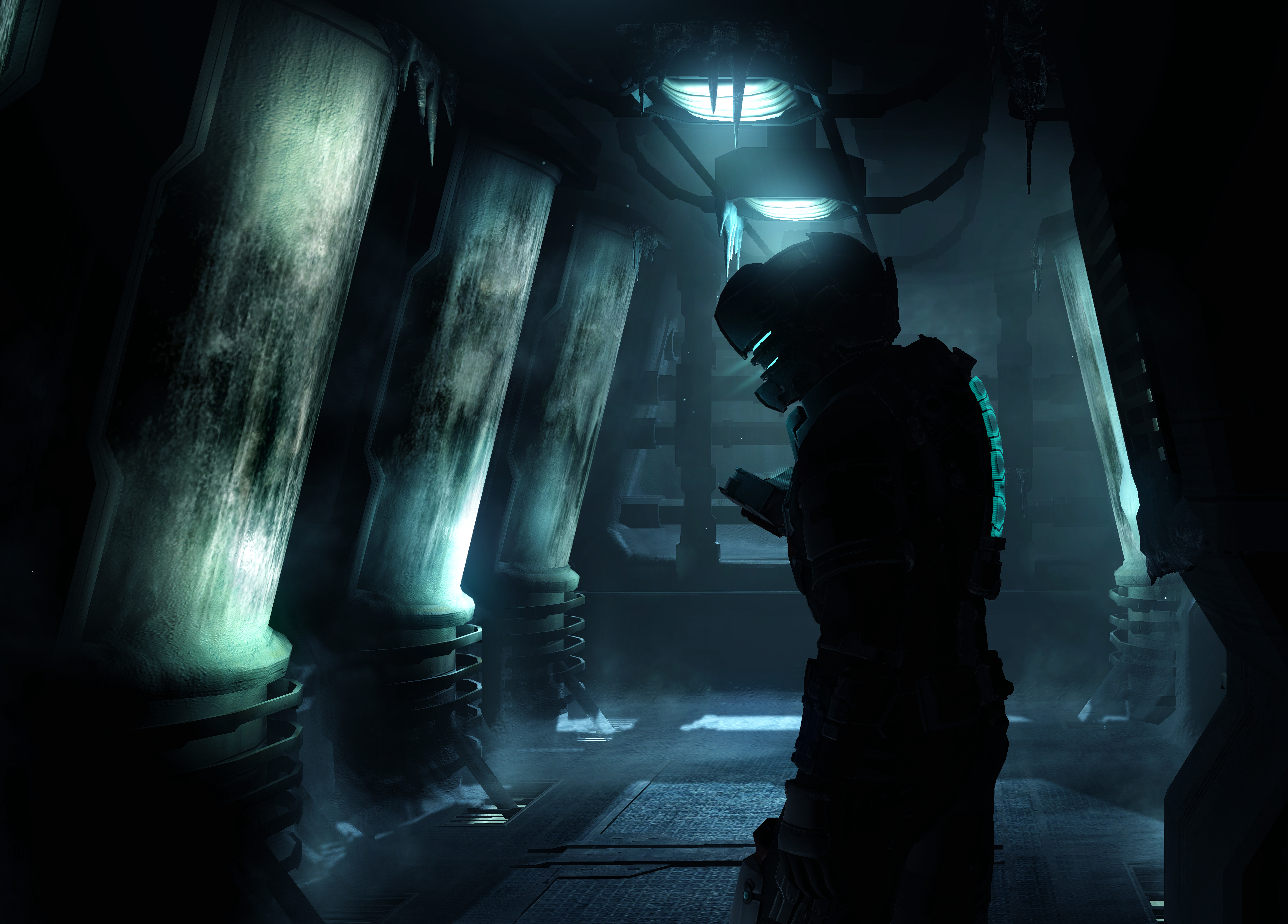 dead space 2 aftermath hall scene