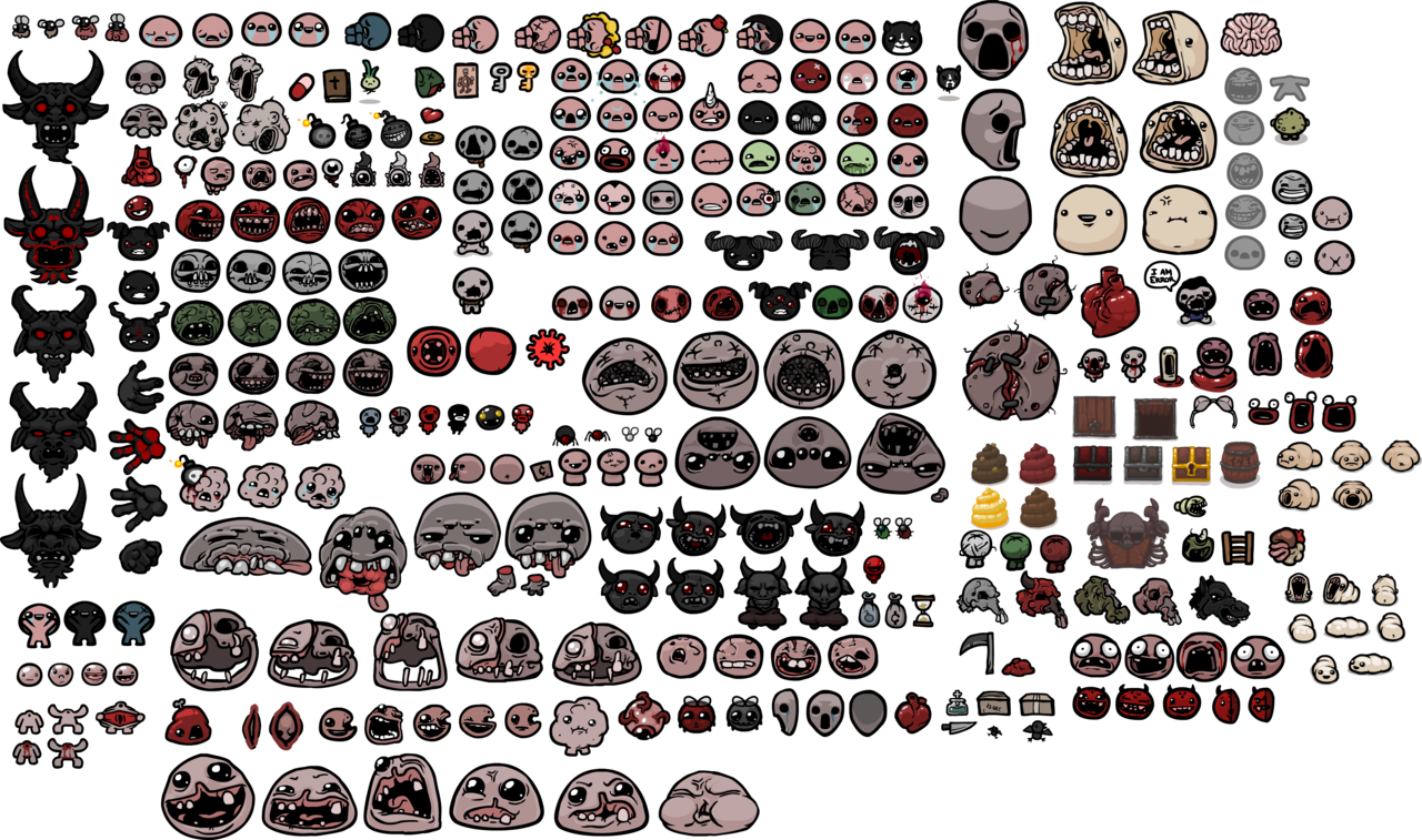The Binding Of Isaac All Monsters