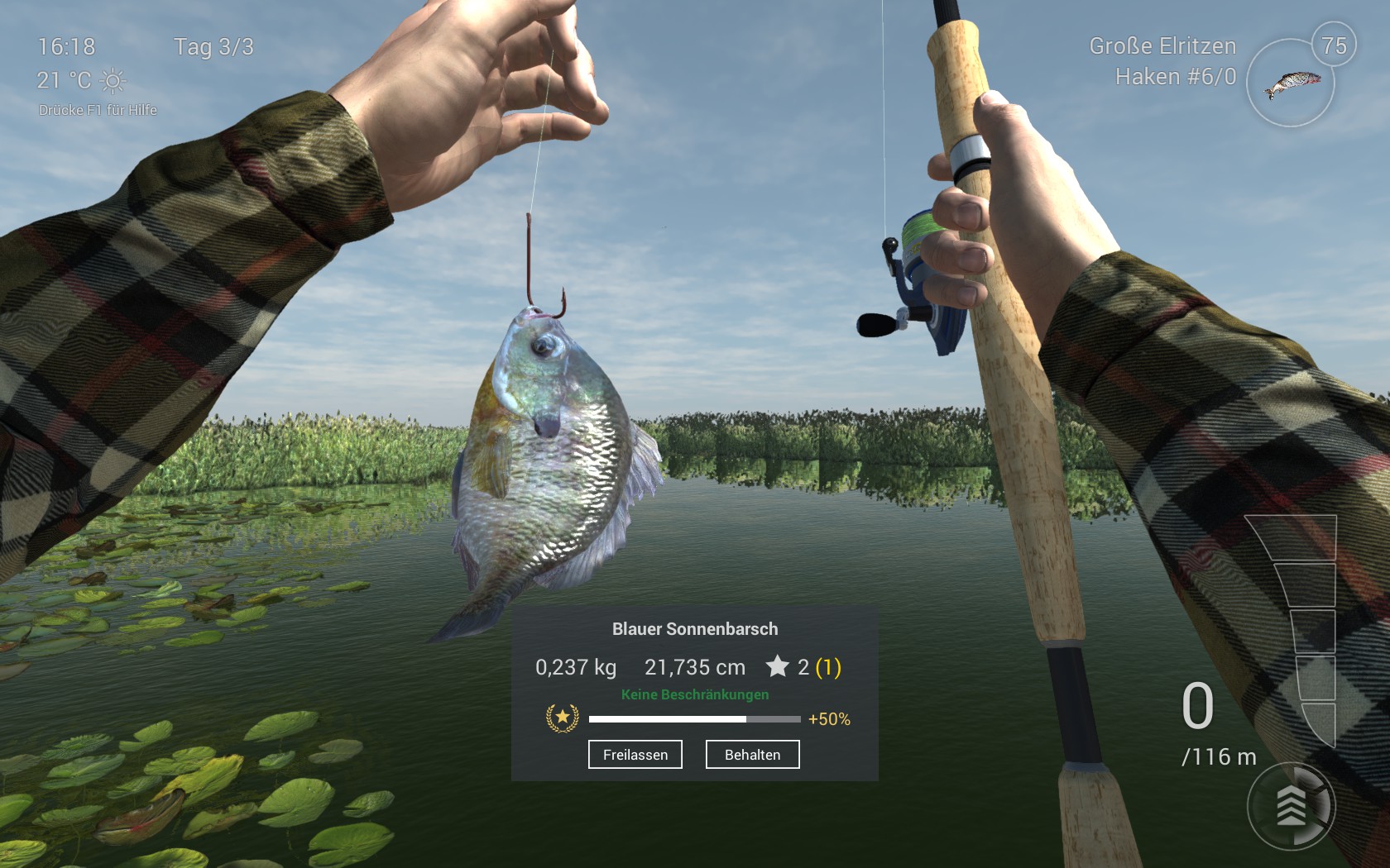 steam fishing planet what to do with fish caught