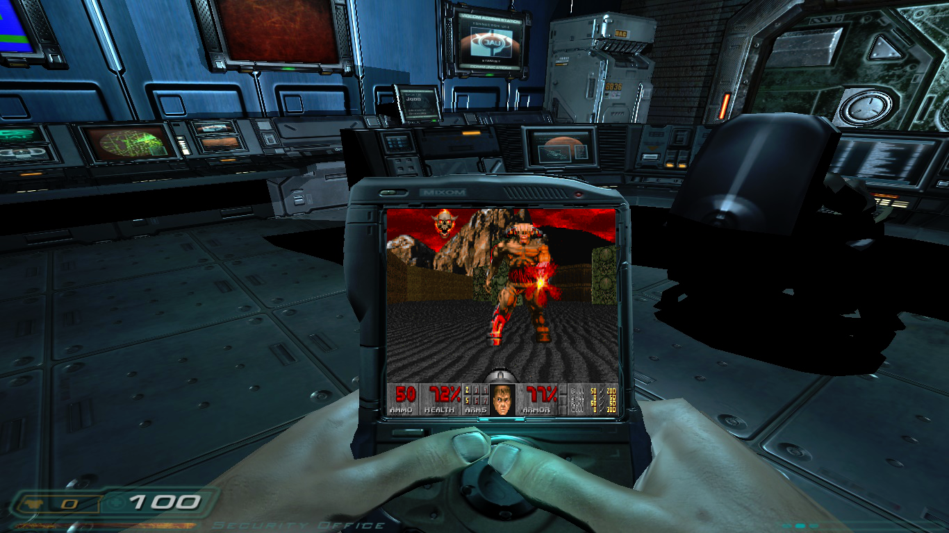 doom 3 end