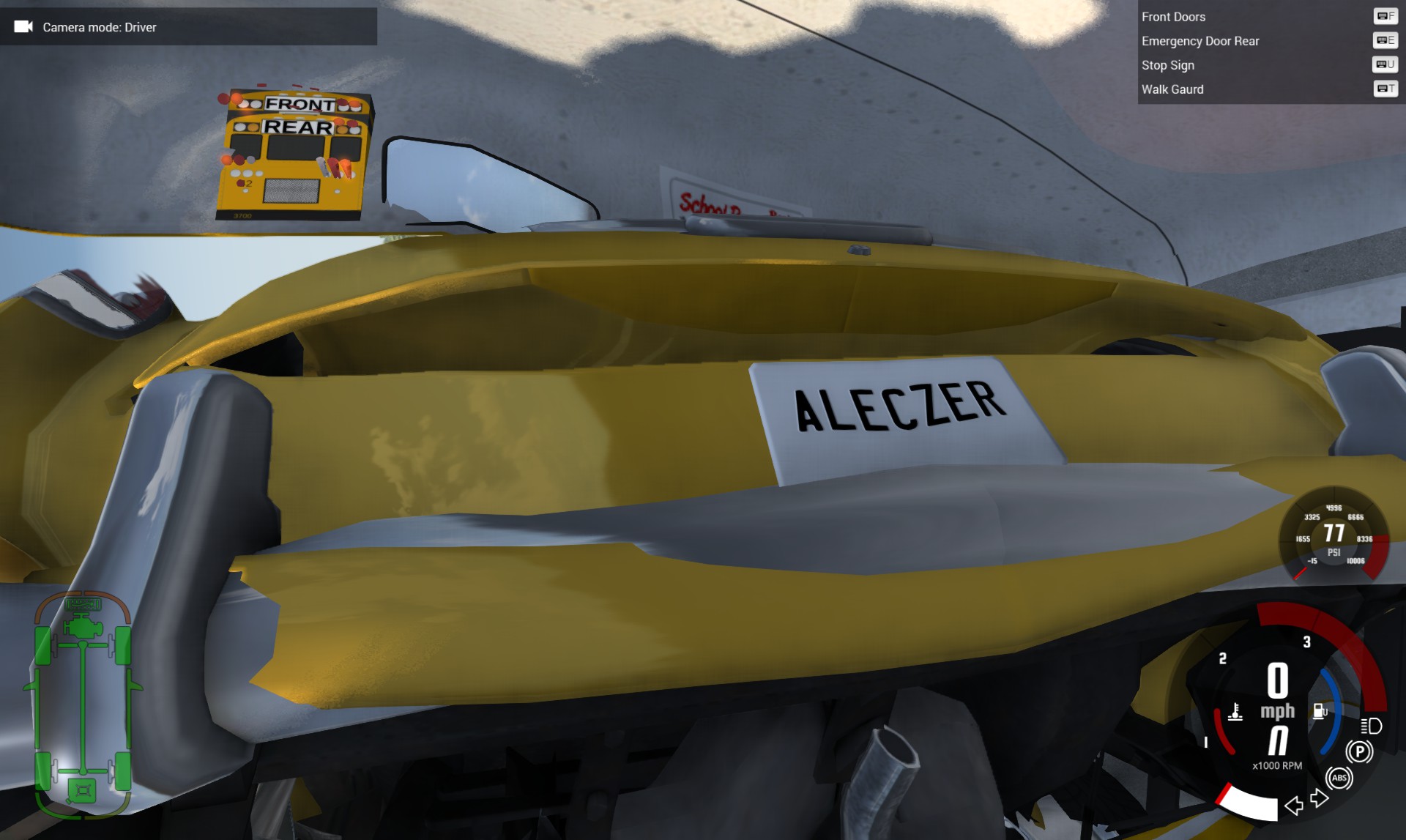 beamng drive tech demo how to change cars