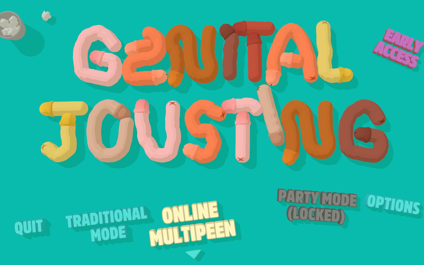 genital jousting single player