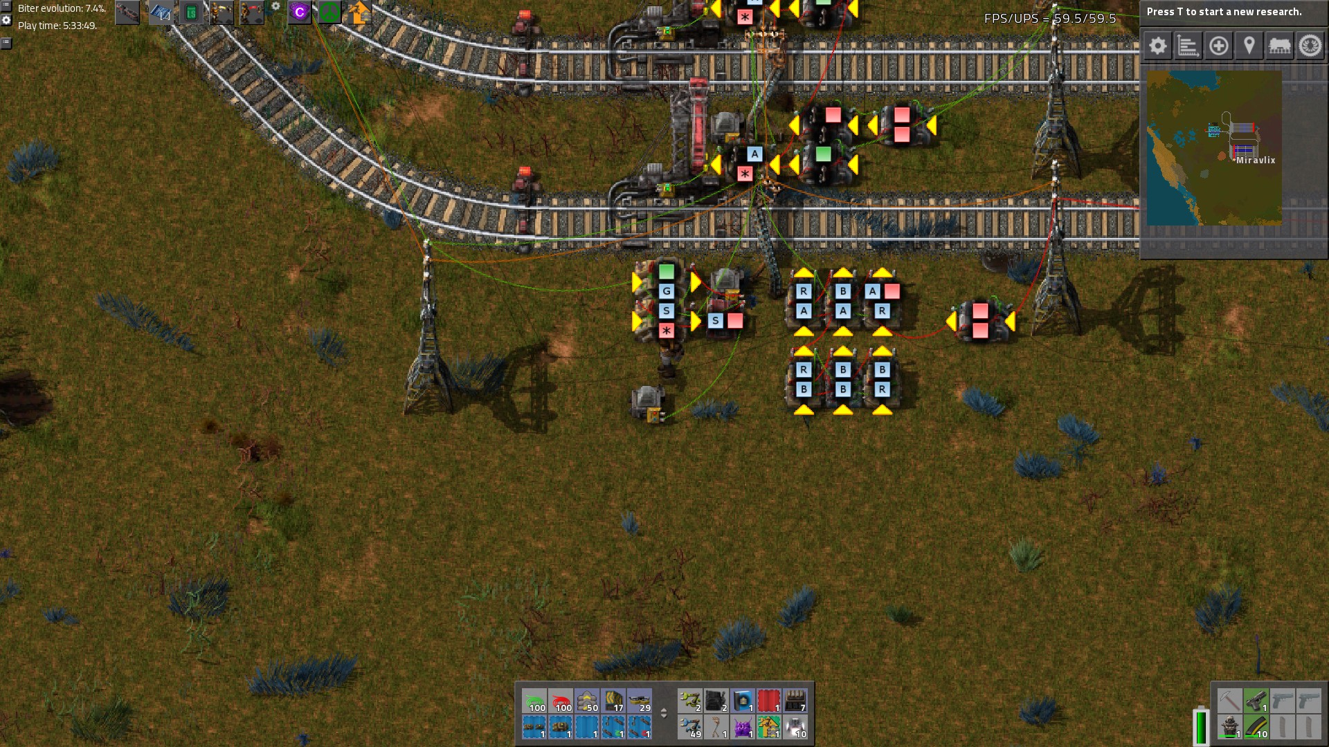electric train factorio