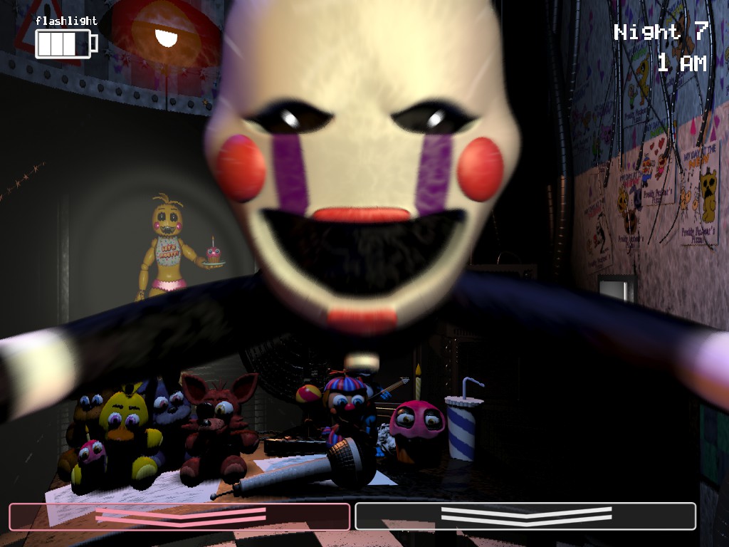 I didnt think it would work on puppet but it did #fnaf #fnaf2doom