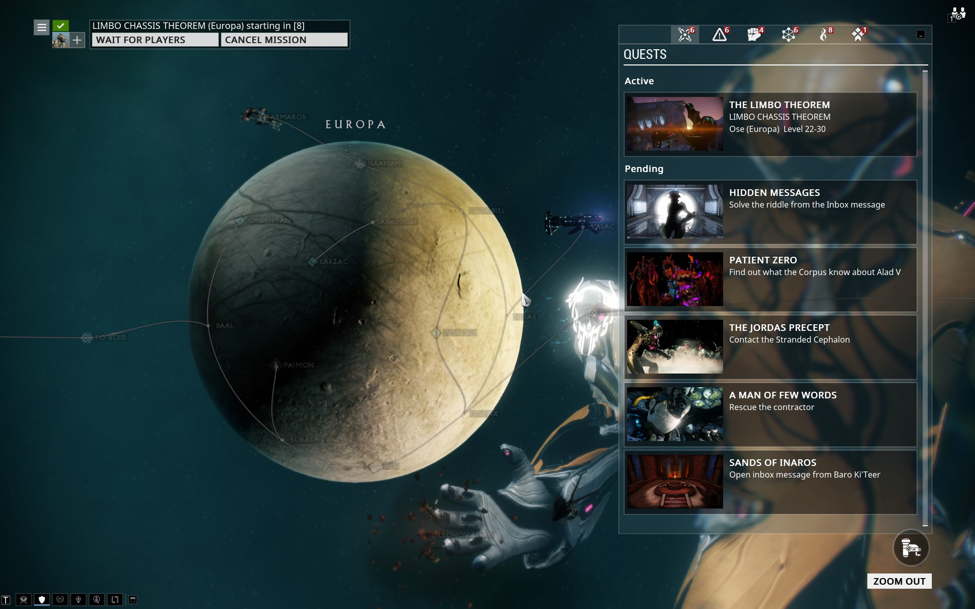 Limbo Systems Excavation - Mission Specific - Warframe Forums