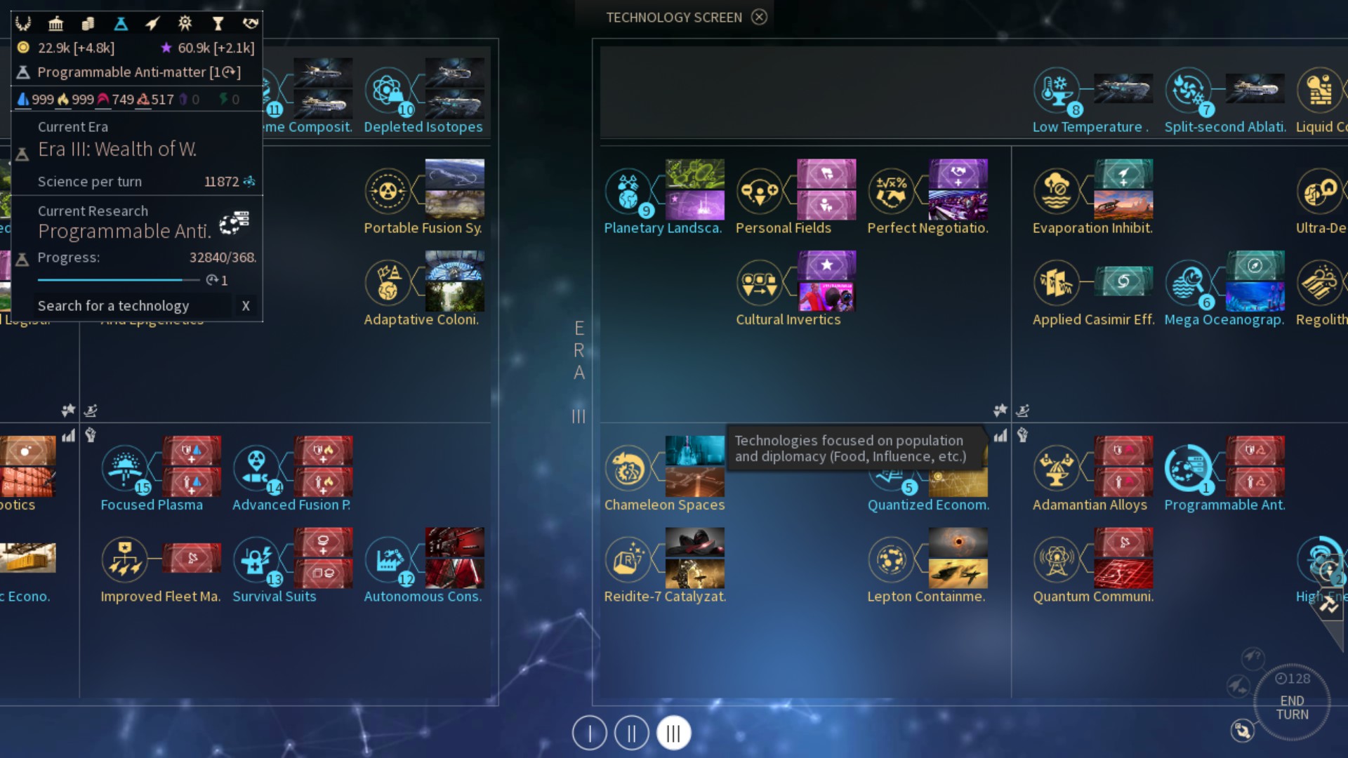 [Minor Display bug] Tech screen 