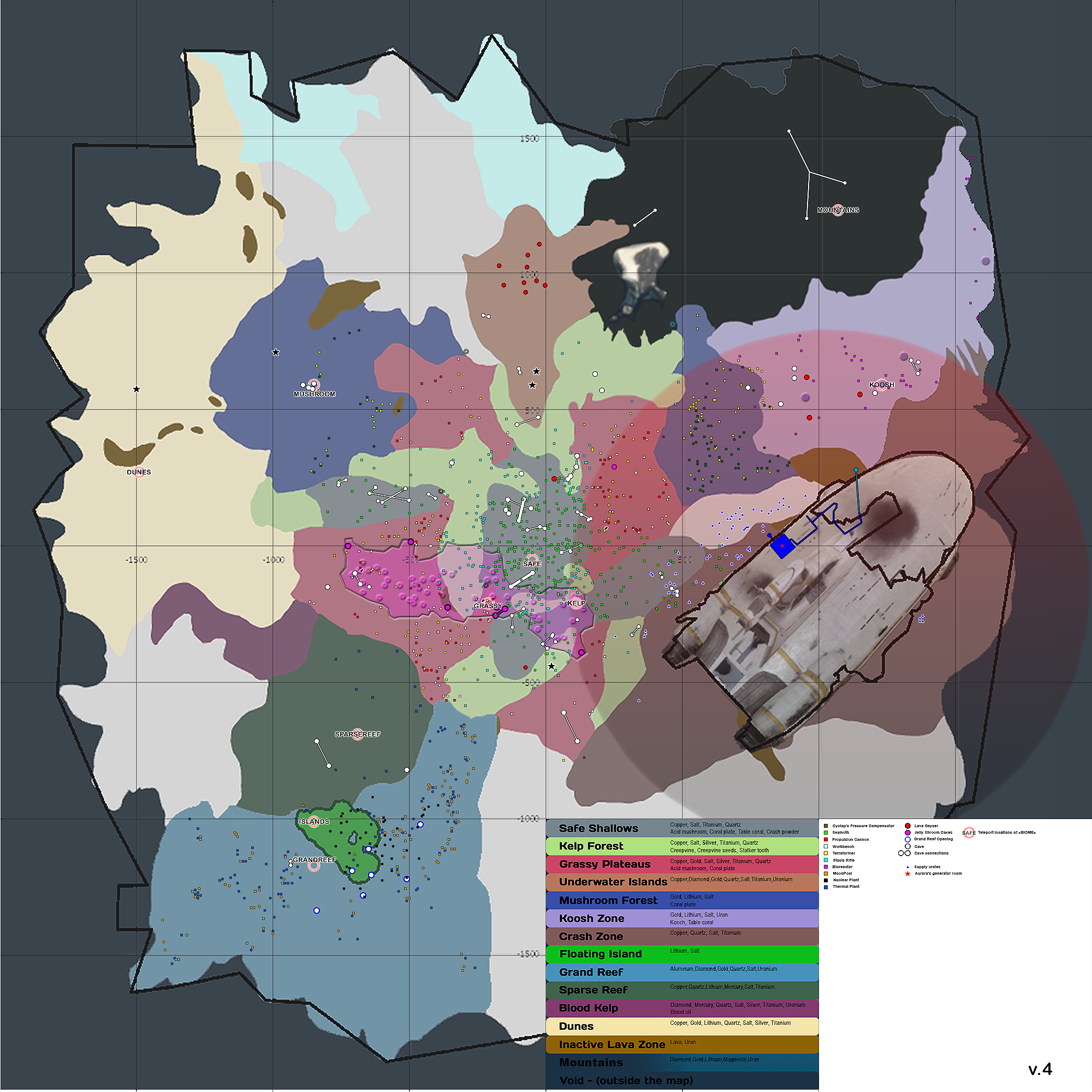 Steam Community :: Guide :: Subnautica Loot Map (Big fat SPOILER)