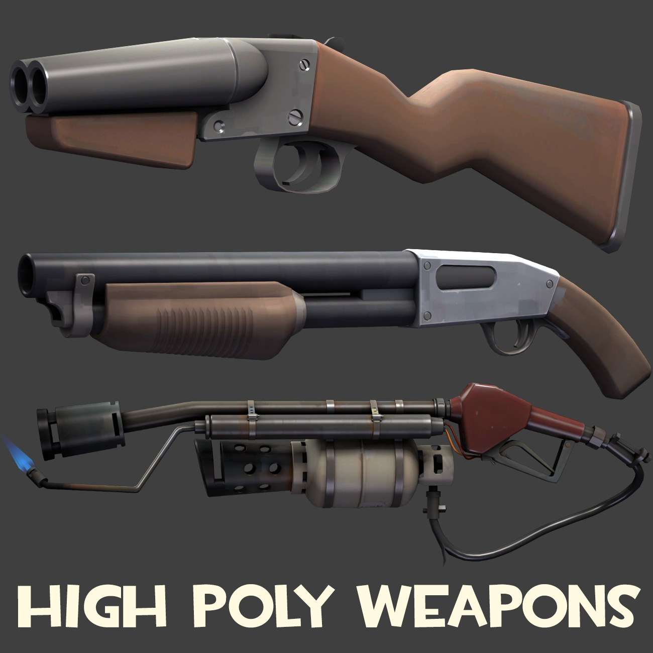 Steam Workshop :: High Poly Weapons