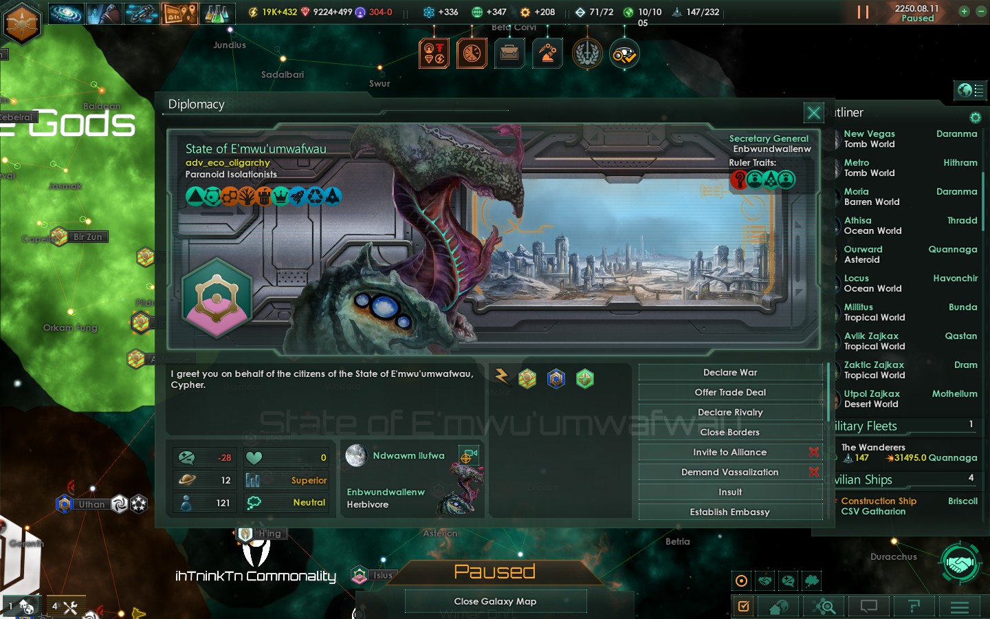Stellaris, PDox Space Game - A Taste of Rome | Page 178 | SpaceBattles ...