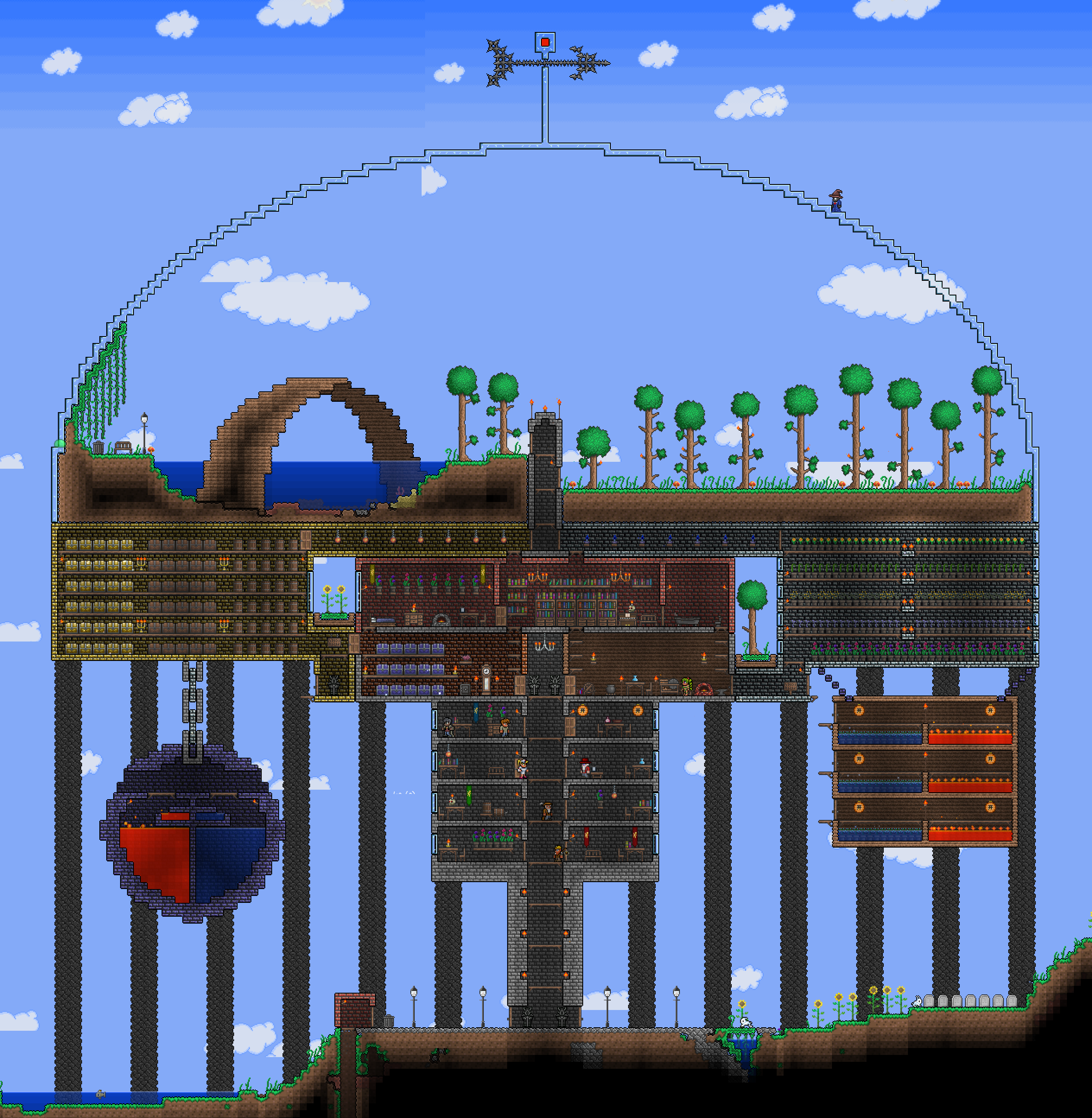 Terraria кроссплатформенный мультиплеер фото 29