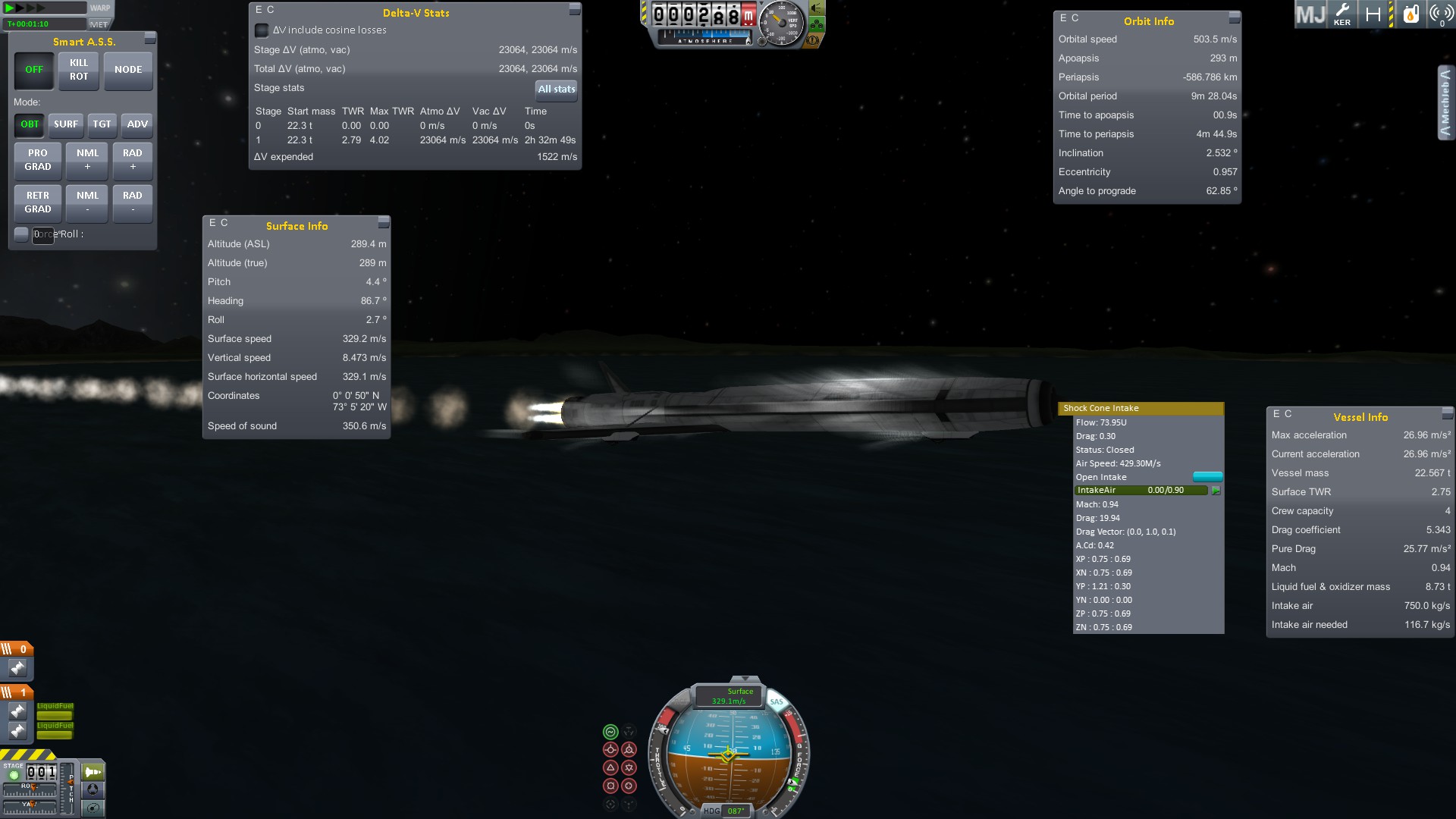 Drag on intakes does not change after closing them - KSP1 Technical ...